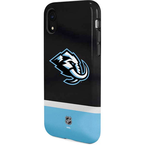 NHL Utah Mammoth Striped Jersey iPhone XR Pro Case