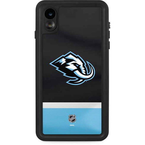 NHL Utah Mammoth Striped Jersey iPhone XR Waterproof Case