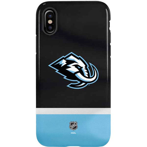 NHL Utah Mammoth Striped Jersey iPhone XS Pro Case