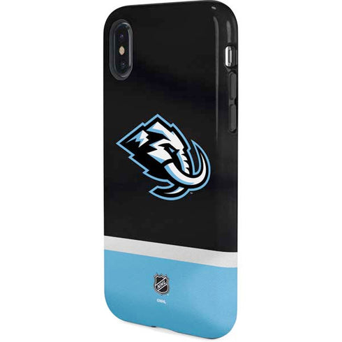 NHL Utah Mammoth Striped Jersey iPhone XS Pro Case