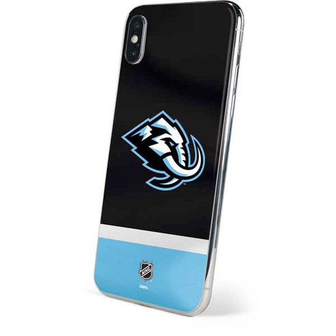 NHL Utah Mammoth Striped Jersey iPhone XS Skin