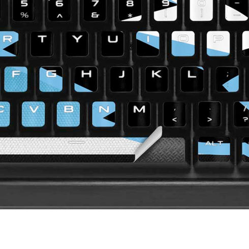 NHL Utah Mammoth Striped Jersey K95 RGB PLATINUM Mechanical Gaming Keyboard Skin