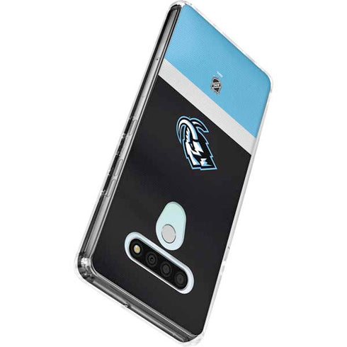 NHL Utah Mammoth Striped Jersey LG Stylo 6 Clear Case