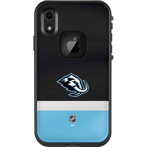 NHL Utah Mammoth Striped Jersey LifeProof Fre iPhone Skin