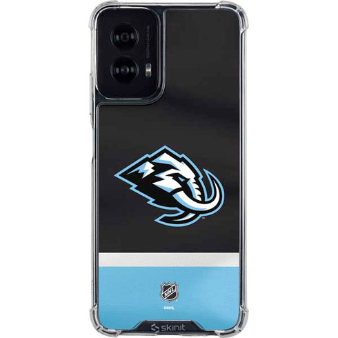 NHL Utah Mammoth Striped Jersey Moto G Power 5G (2024) Clear Case