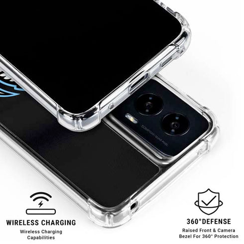 NHL Utah Mammoth Striped Jersey Moto G Power 5G (2024) Clear Case