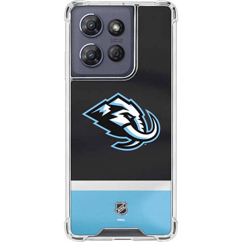 NHL Utah Mammoth Striped Jersey Moto G Power 5G (2025) Clear Case