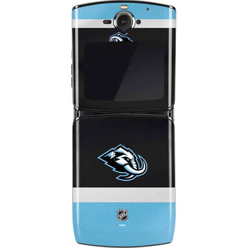 NHL Utah Mammoth Striped Jersey Motorola RAZR Skin