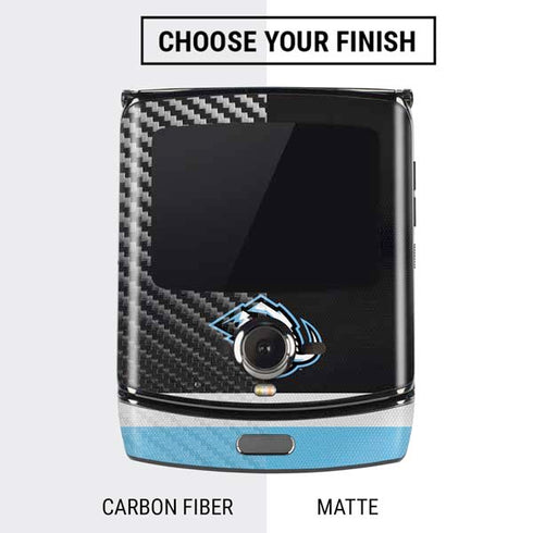 NHL Utah Mammoth Striped Jersey Motorola RAZR Skin