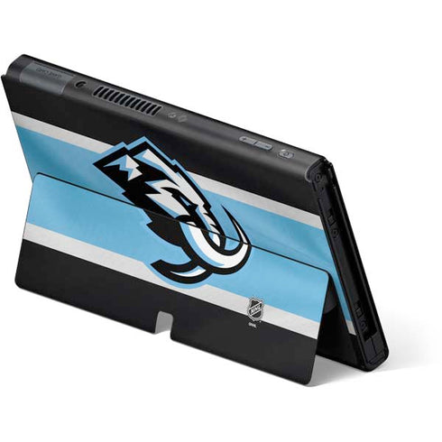 NHL Utah Mammoth Striped Jersey Nintendo Switch OLED (2021) Skin