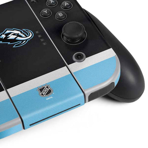 NHL Utah Mammoth Striped Jersey Nintendo Switch OLED (2021) Skin