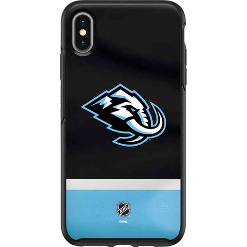 NHL Utah Mammoth Striped Jersey Otterbox Symmetry iPhone Skin