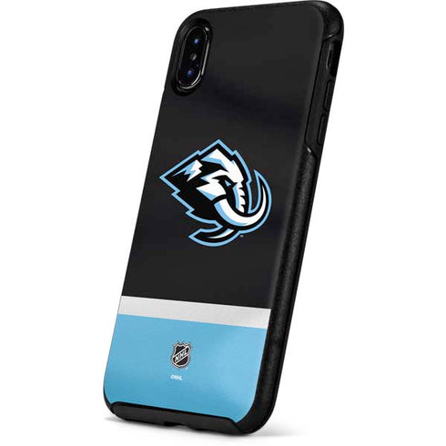 NHL Utah Mammoth Striped Jersey Otterbox Symmetry iPhone Skin