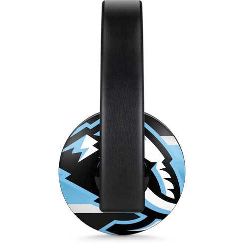 NHL Utah Mammoth Striped Jersey PlayStation 4 Gold Wireless Headset Skin
