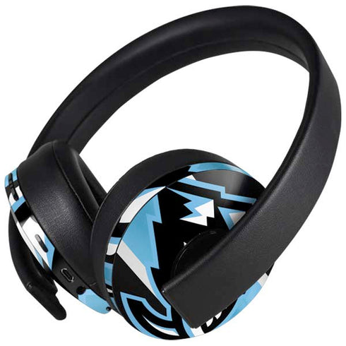 NHL Utah Mammoth Striped Jersey PlayStation 4 Gold Wireless Headset Skin