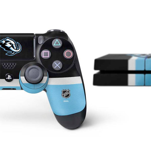 NHL Utah Mammoth Striped Jersey PS4 Console and Controller Bundle Skin
