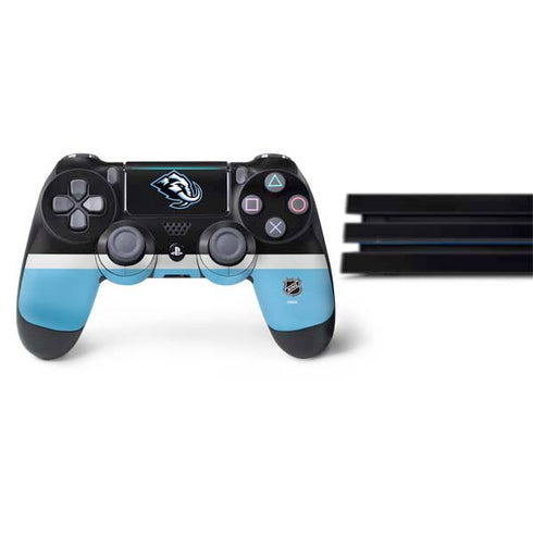 NHL Utah Mammoth Striped Jersey PS4 Pro Bundle Skin