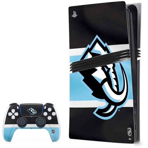 NHL Utah Mammoth Striped Jersey PS5 Pro Bundle Skin