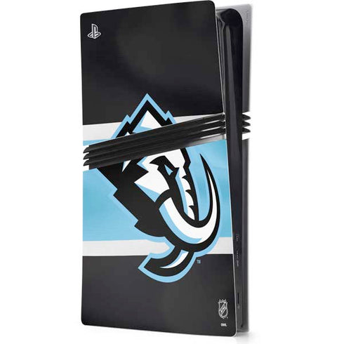 NHL Utah Mammoth Striped Jersey PS5 Pro Console Skin