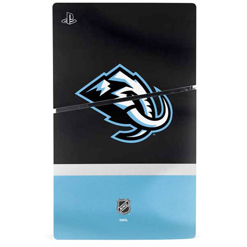 NHL Utah Mammoth Striped Jersey PS5 Slim Digital Edition Console Skin