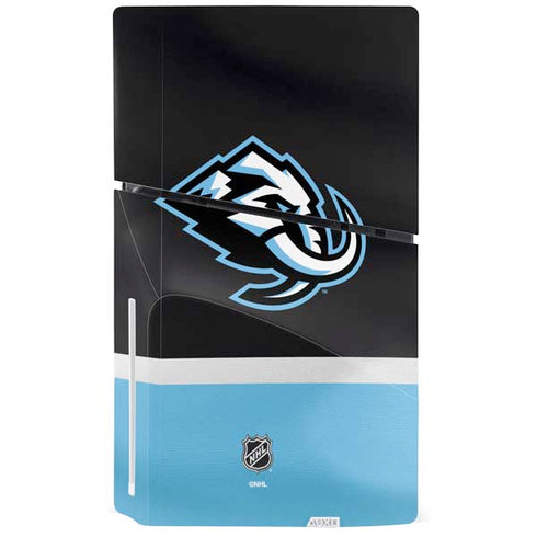 NHL Utah Mammoth Striped Jersey PS5 Slim Disk Bundle Skin