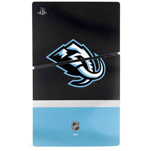 NHL Utah Mammoth Striped Jersey PS5 Slim Disk Console Skin