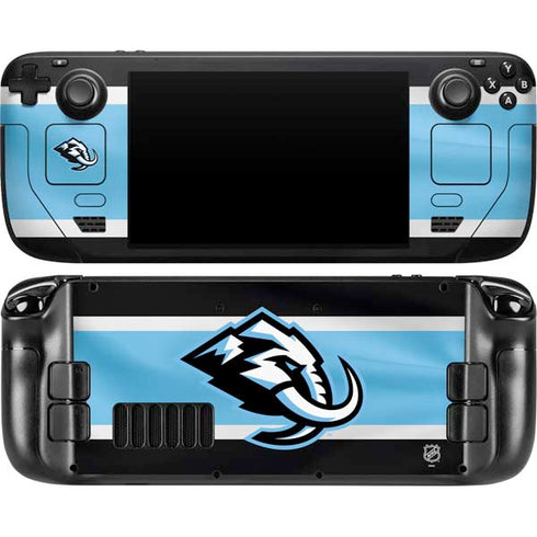 NHL Utah Mammoth Striped Jersey Steam Deck Handheld Gaming Computer OLED Skin