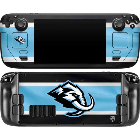 NHL Utah Mammoth Striped Jersey Steam Deck Handheld Gaming Computer Skin