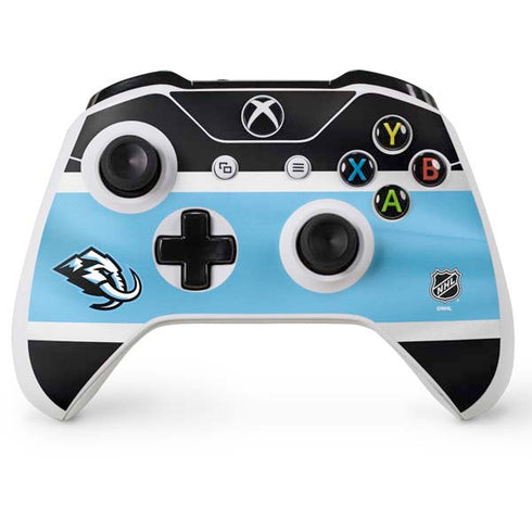 NHL Utah Mammoth Striped Jersey Xbox One S Controller Skin