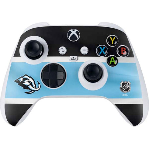 NHL Utah Mammoth Striped Jersey Xbox Series S Controller Skin