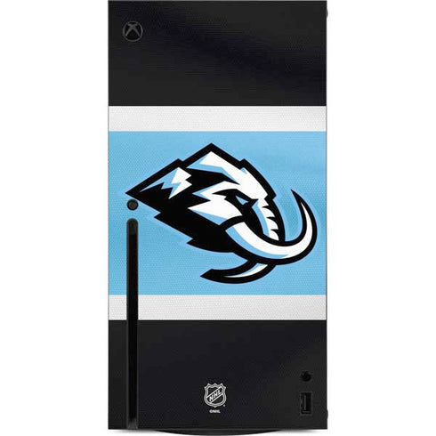 NHL Utah Mammoth Striped Jersey Xbox Series X Console Skin