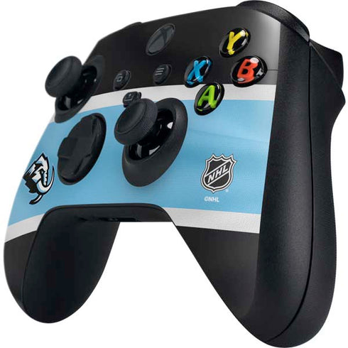 NHL Utah Mammoth Striped Jersey Xbox Series X Controller Skin