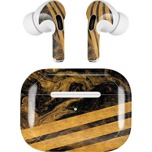 Striped Marble AirPods Skins