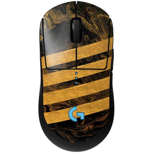 Striped Marble G Pro Wireless Gaming Mouse Skin