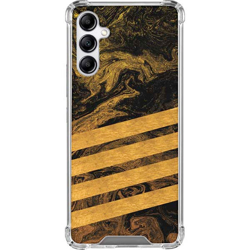 Striped Marble Gabb Phone 4 Clear Case