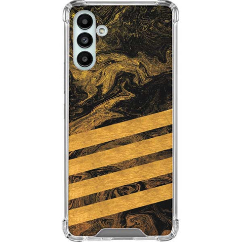 Striped Marble Galaxy A13 5G Clear Case