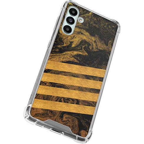 Striped Marble Galaxy A13 5G Clear Case