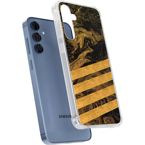 Striped Marble Galaxy A35 5G Clear Case
