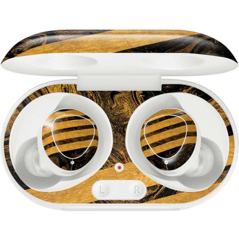 Striped Marble Galaxy Buds Plus Skin