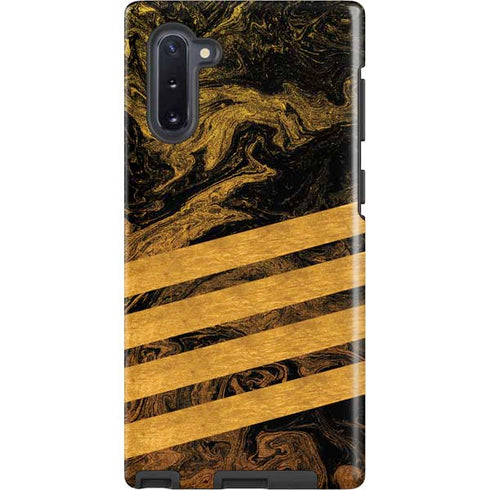 Striped Marble Galaxy Cases