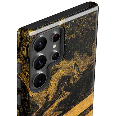 Striped Marble Galaxy S23 Ultra Pro Case