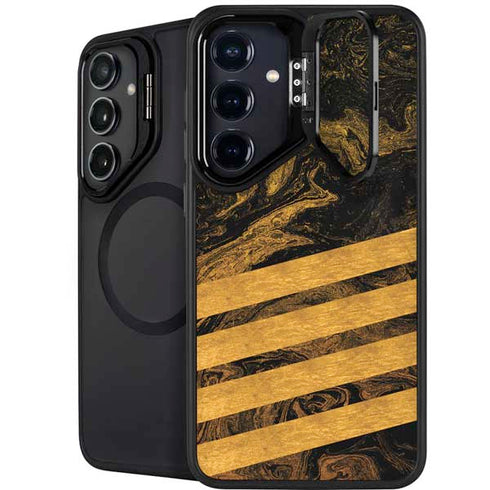 Striped Marble Galaxy S24 Kickstand Case