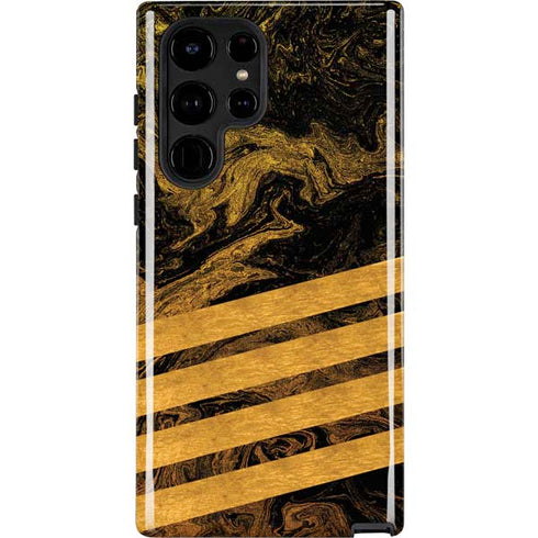 Striped Marble Galaxy S25 Ultra Impact Case
