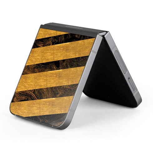 Striped Marble Galaxy Z Flip6 Skin