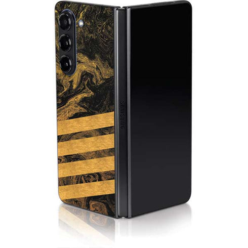 Striped Marble Galaxy Z Fold5 5G Skin