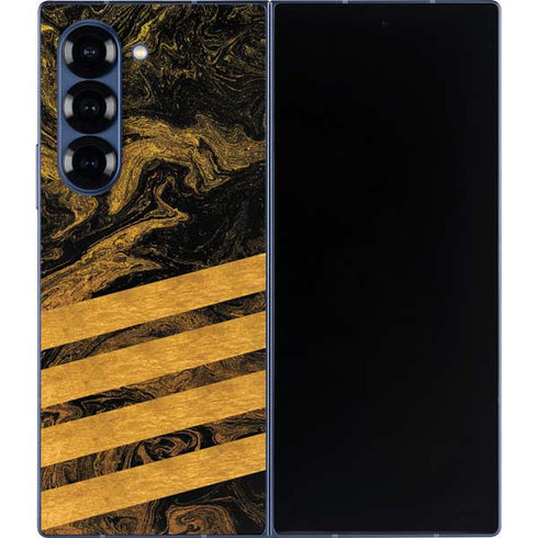 Striped Marble Galaxy Z Fold6 Skin