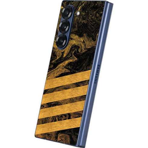 Striped Marble Galaxy Z Fold6 Skin
