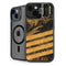 Striped Marble iPhone 14 Plus Kickstand Case