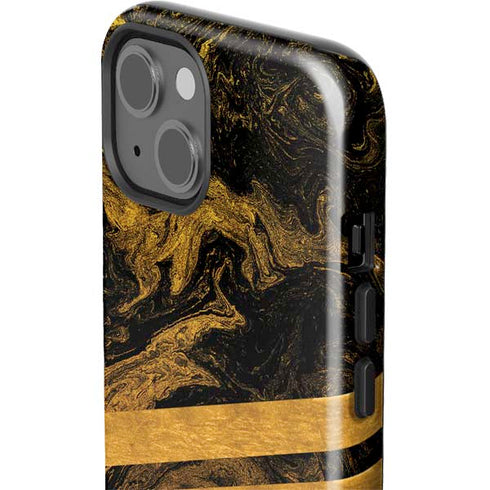 Striped Marble iPhone 15 Impact Case