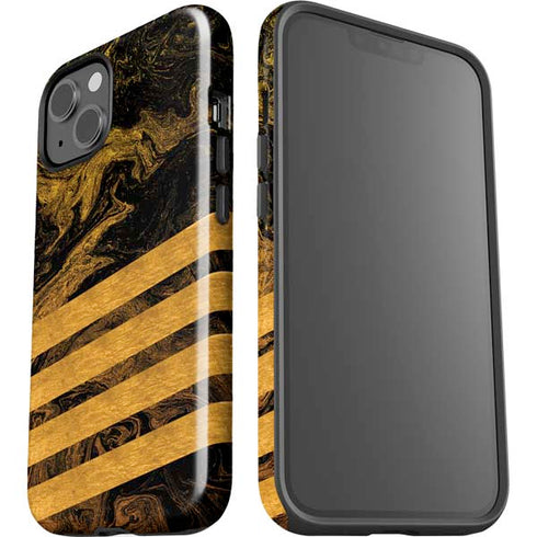 Striped Marble iPhone 15 Impact Case